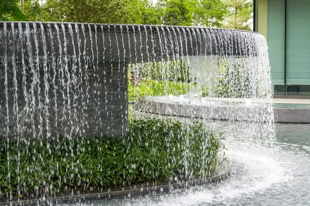 Waterfall fountain
